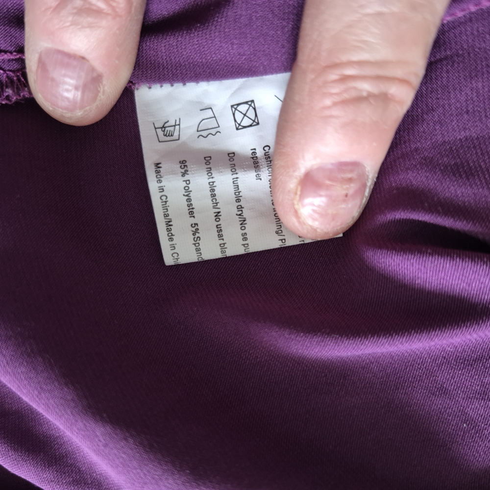 Alternative Purple Pajama Top - Picture 4 of 4
